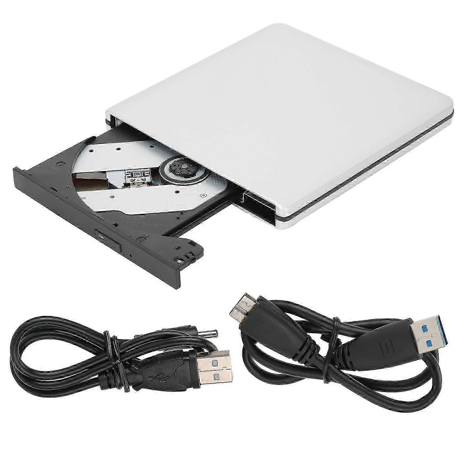 Super Slim Drive USB3.0 Interface Portable External DVDRW CD VCD Optical Disc Rewriter