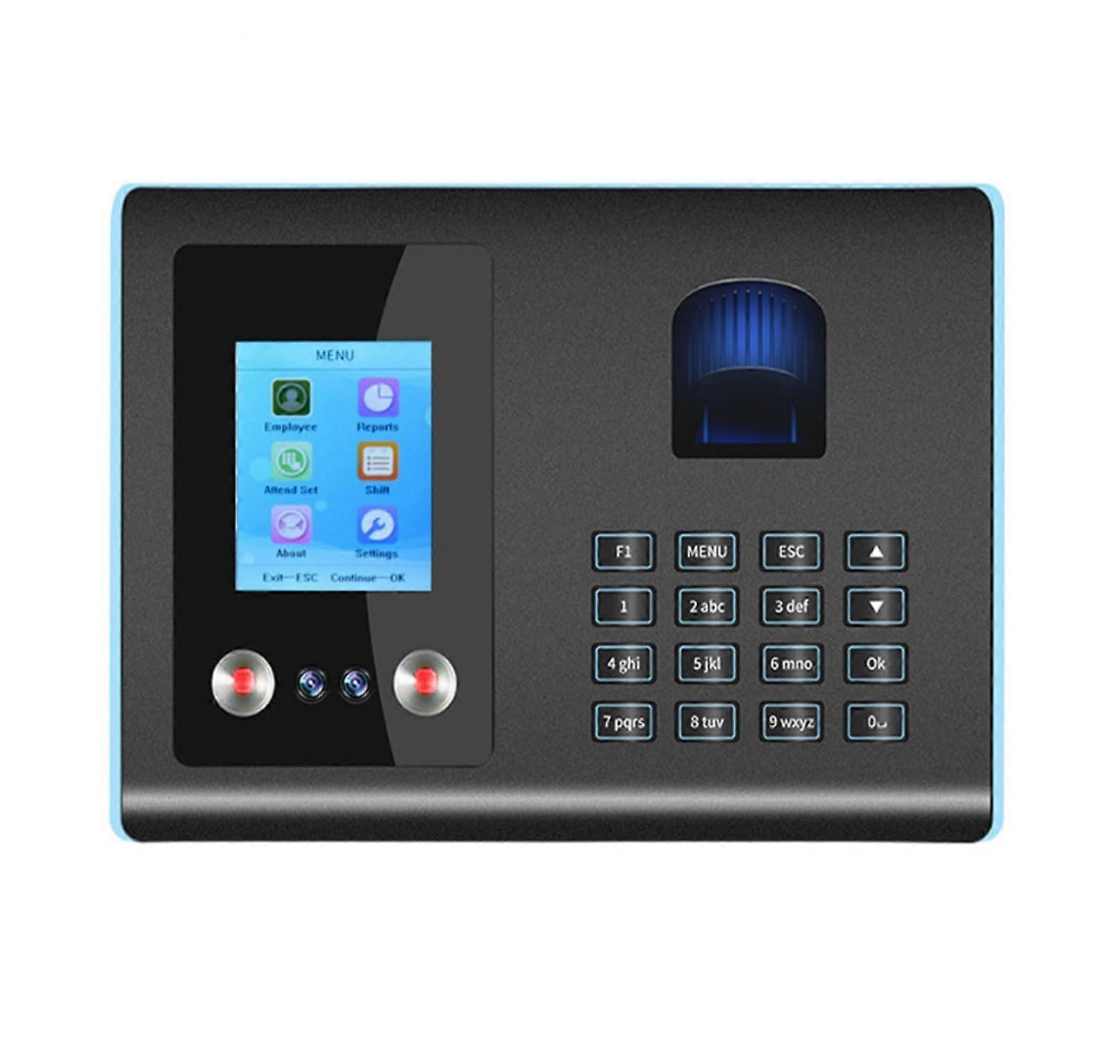Biometric Time Attendance Machine with Fast Face Recognition, Fingerprint Clock for Office Staff