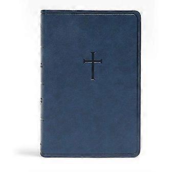 CSB Hverdagsstudie Bibelen, Navy Cross LeatherTouch