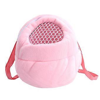Carrying Bag for Small Pets Portable Handbag for Hiking 1 Piece Pink