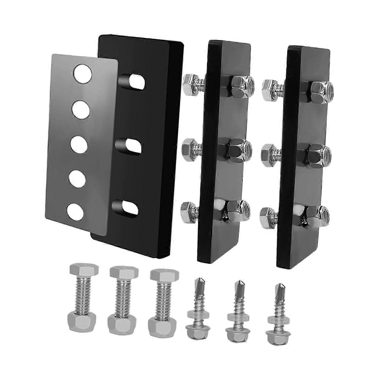 Snow Blower Impeller Kit Black 3Piece Durable Replacement Set for Snow Thrower Easy Installation