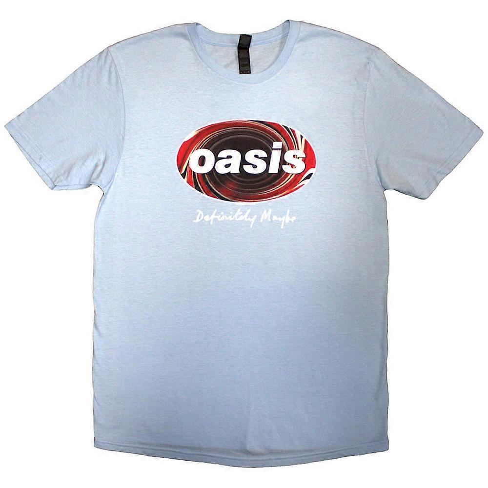 Oasis Definitely Maybe Union Jack Oval T Shirt