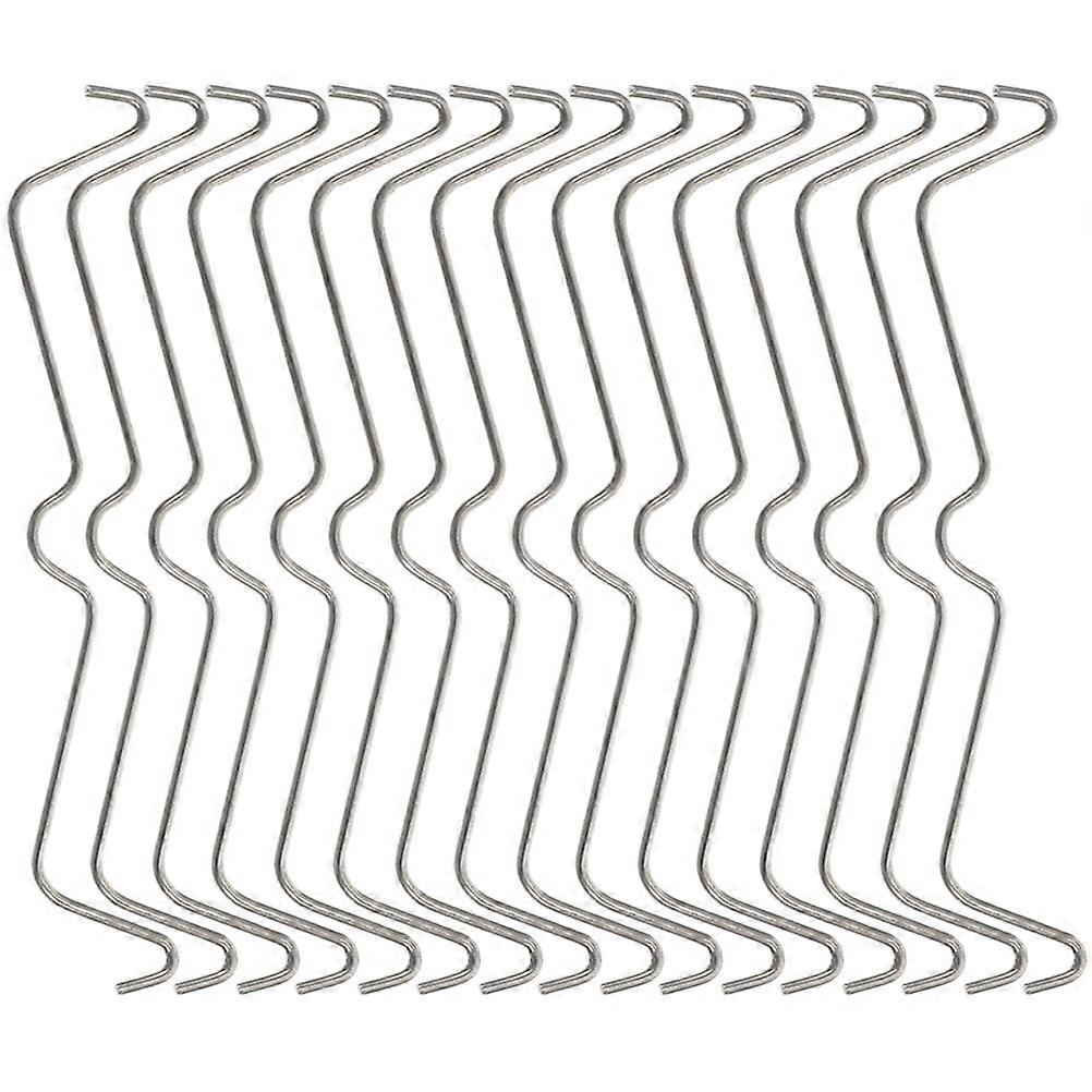 Pegboard Hook Locks Stainless Steel Pegboard Hook Retainers for Store 100Pcs