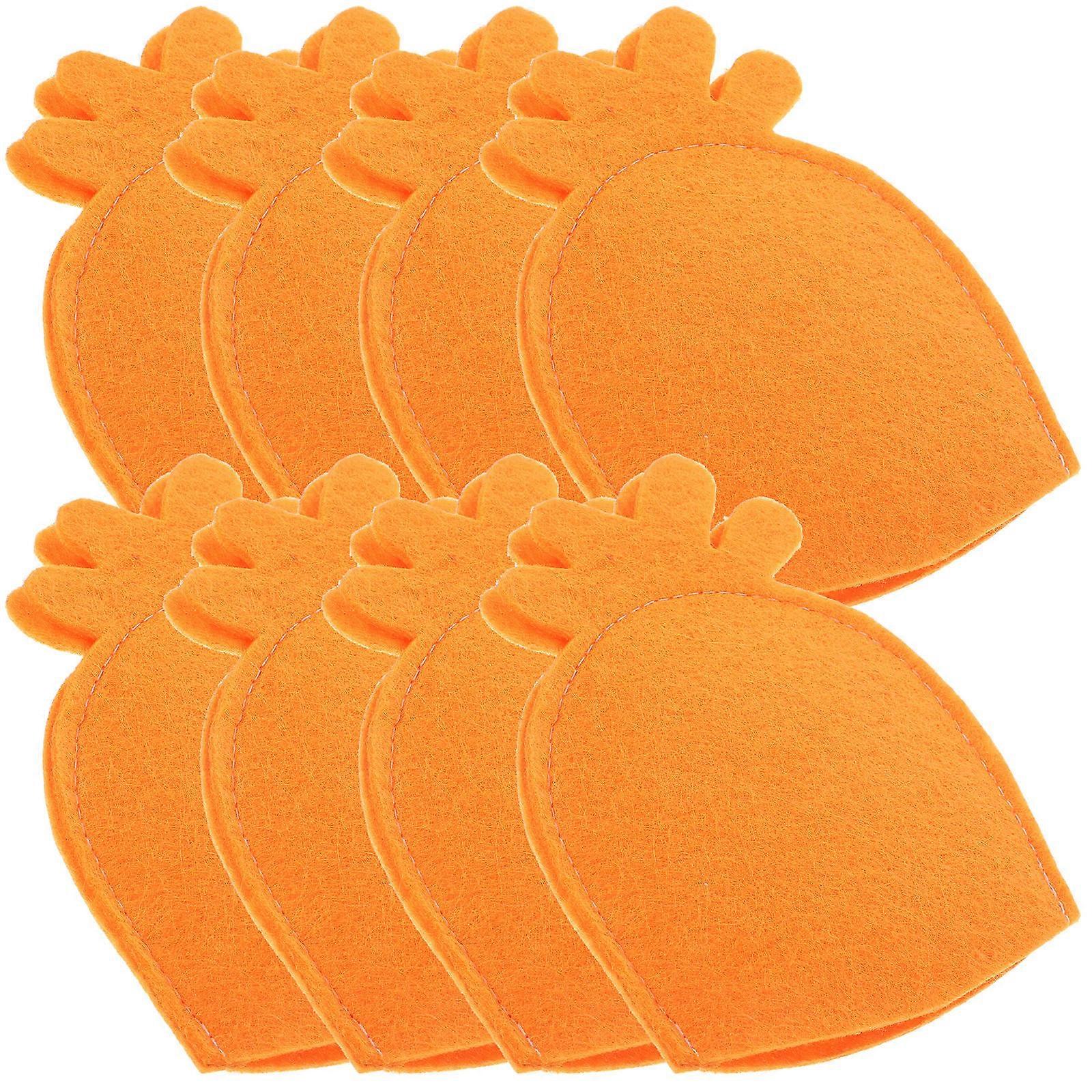 8Pcs Pineapple Shaped Easter Eggs Holder Easter Party Table Decor Easter Eggs Containers Bags