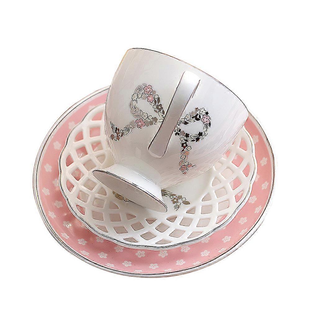 Coffee Cup Set Ceramic Tableware for 2Sets Coffee and Tea Use