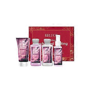 4-Piece Skincare Travel Set, Gently Cleanses, Hydrates And Nourishes The Skin All Over The Body For Daily Moisturizing