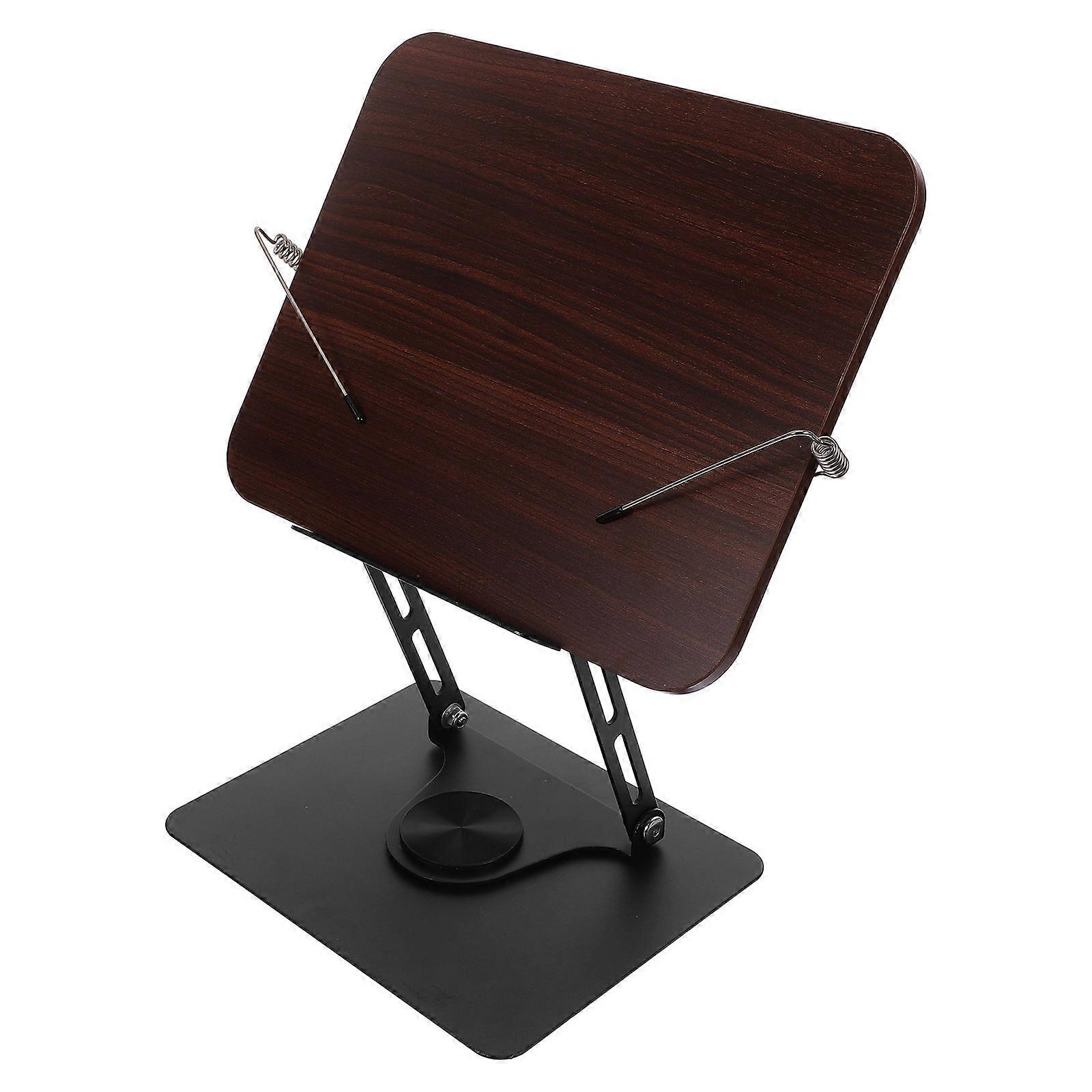 Rotating Book Stand for Storage Folding Reading Support Holder