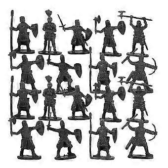 200 pz Mini Figurine Sabbia Tavolo Soldato Modelli Medioevo Piccole Persone Figurine Micro Paesaggistica Decori