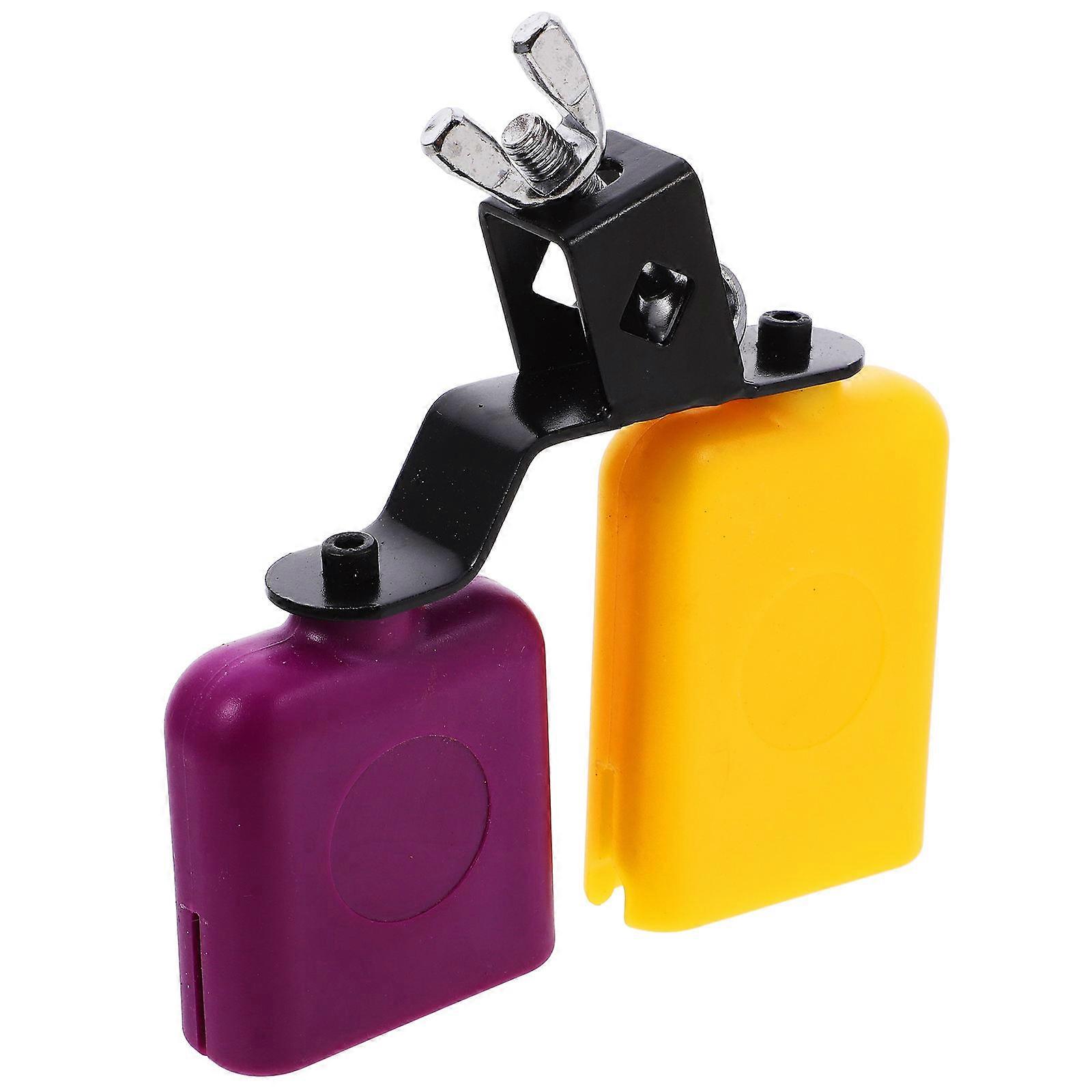 Percussion Accessory Drum Set Cowbell High Low Tone for Playing