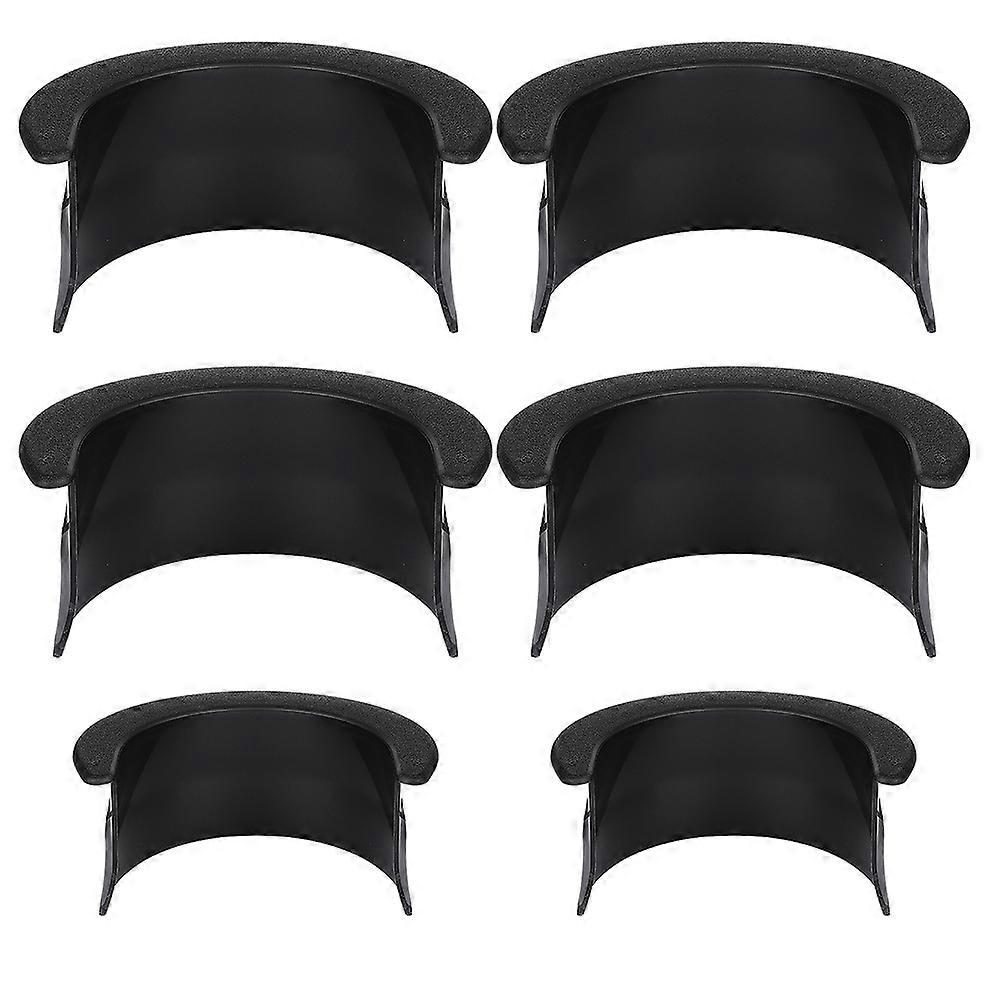 Black Pool Table Plastic Pocket Liners Billiards Table Accessory 48Pcs