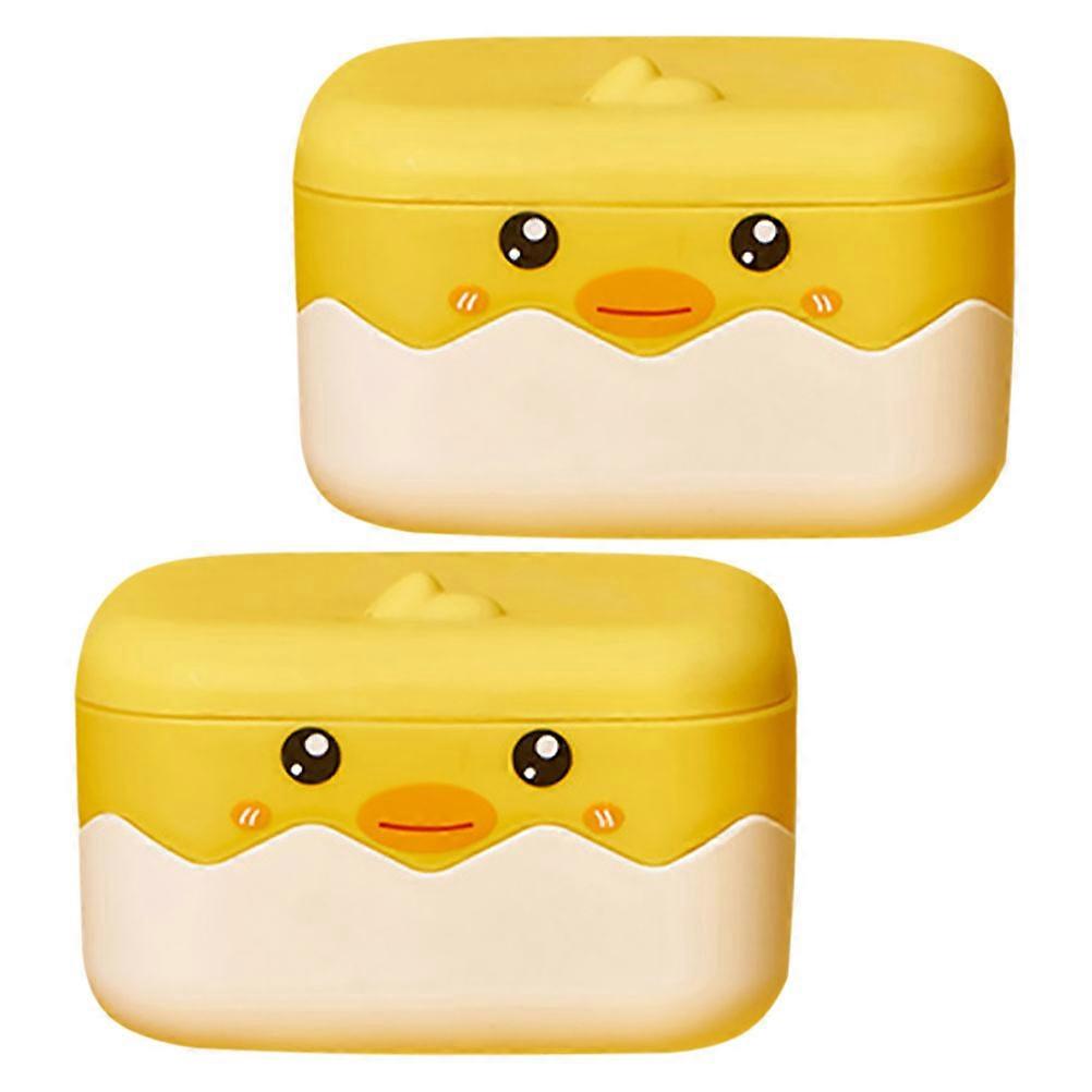 Bar Soap Holder Plastic Soap Container for Bathroom 4Pcs Set