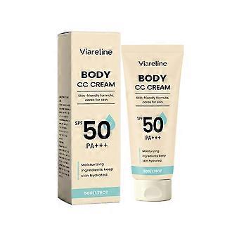 SPF 50+ PA+++ Body CC Cream 50g - Multi-Use Sun Protection, Moisturizing, Skin Tone Corrector for Outdoor Daily Use