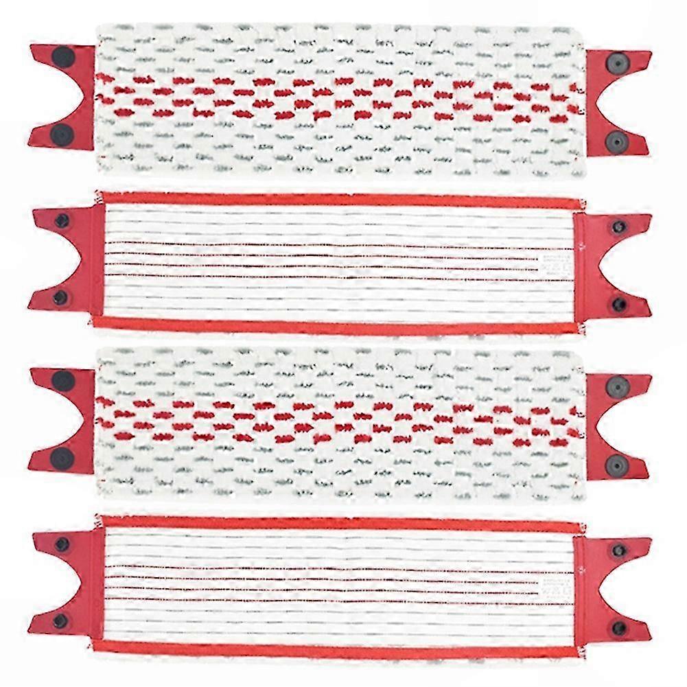 Microfiber Mop Pads, Reusable and Replaceable, Quick-Drying, Machine Washable, 4 Pack for XL Mops