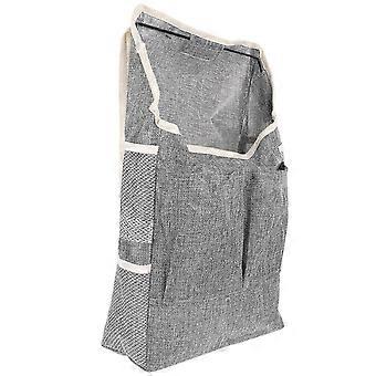 Multifunctionele voerzak/opbergtas voor huisdieren, speelgoedtas (2 stuks, grijs)