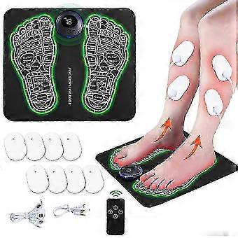 Ems Foot Massager Mat for Neuropathy Foot Stimulator for Improved Blood Circulation Pain Plantar Fasciitis Relief Muscle Relaxation Therapy