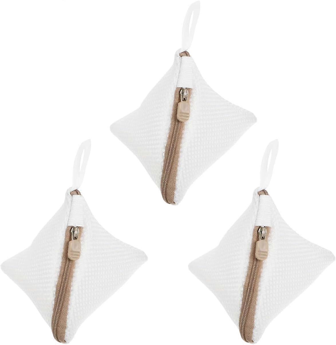 3-piece mini laundry bag set, polyester mesh laundry net for washing m