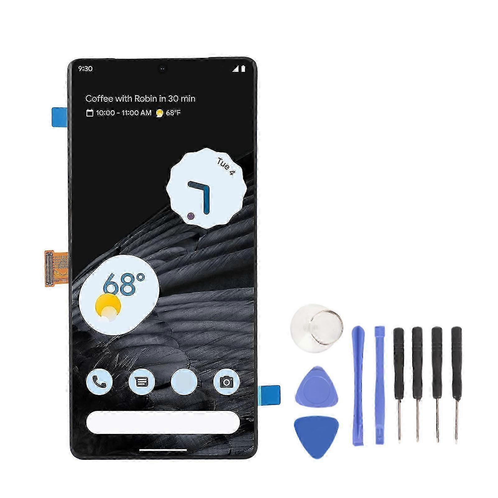 Google Pixel 7 Pro 5G Screen Replacement Kit - OLED Display, Easy Install, Repair Tools