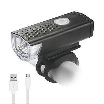 Mustat ladattavat USB-pyöränvalot asettavat tehokkaat lumeni-pyörätarvikkeet edessä ja takana yöajoon