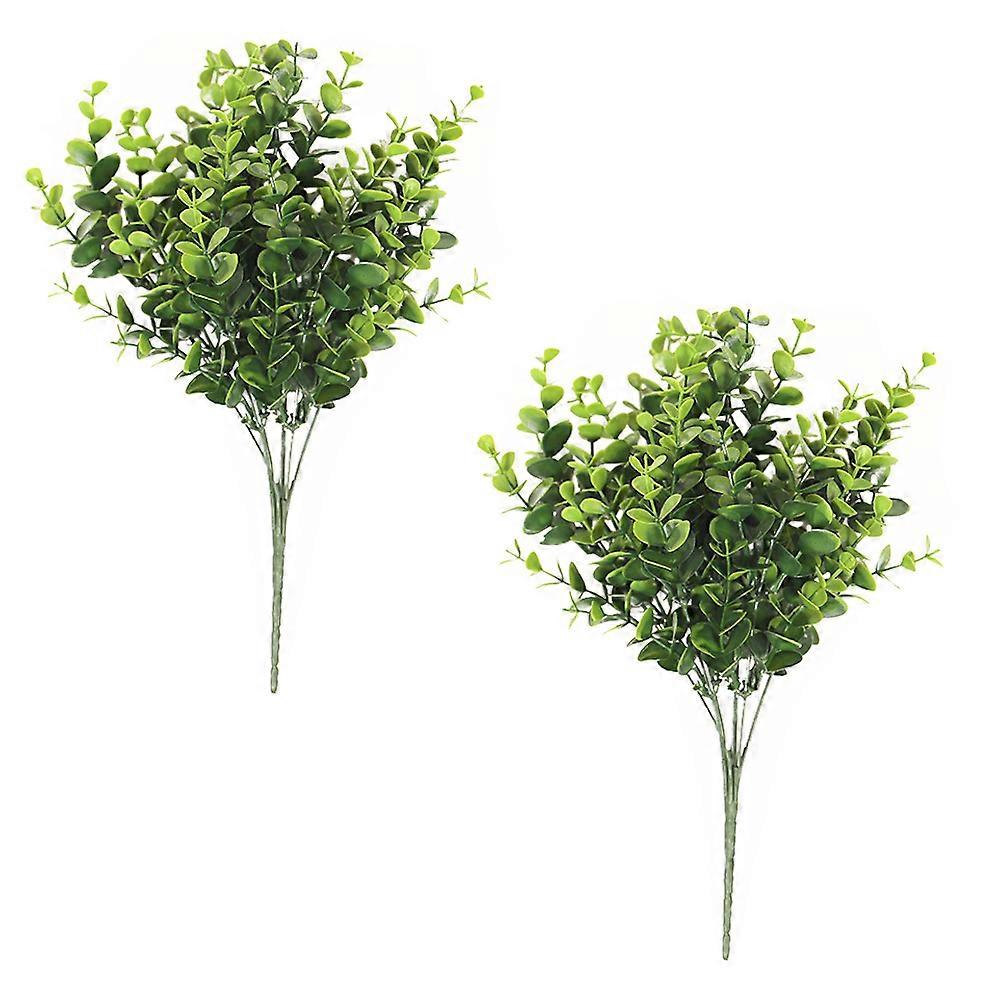 Artificial Eucalyptus Branches Simulated Leaf Plants for Party Decor 2Pcs