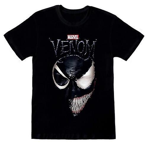 Venom Unisex Adult Split Face T-Shirt