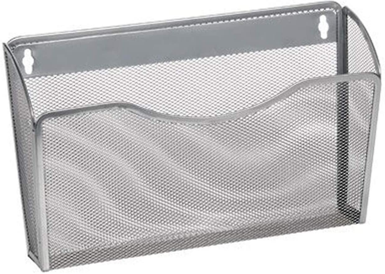 Single Pocket Office Mesh Collection Wall Mount Hanging File Holder Organizer Vertical Wall File Rack For Schoo