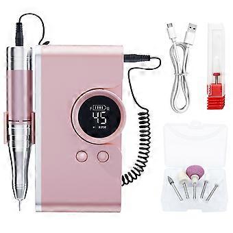 Premium Nail Art Equipment 7.4V Power Remarkably Easy To Carry For Home Salon And Personal Use  White