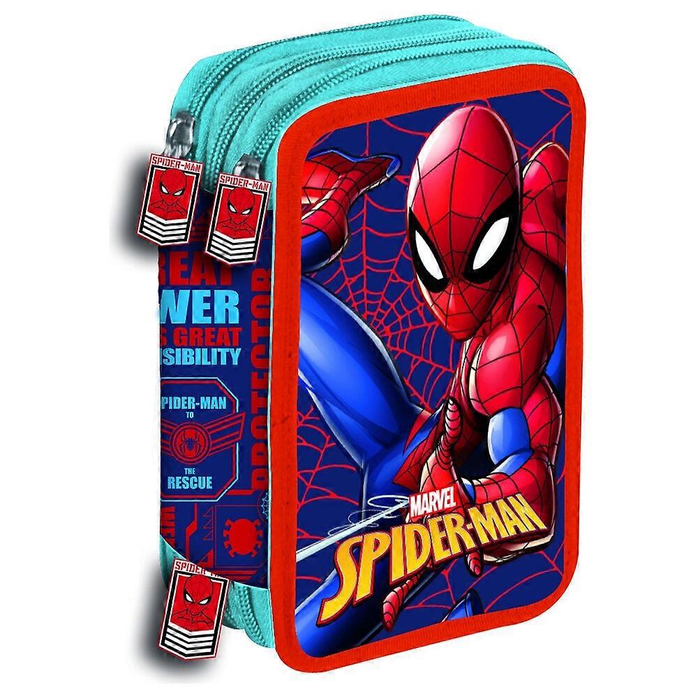 Marvel Spiderman Web Triple Pen Case