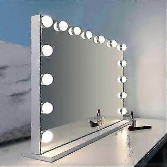 Espelho de Maquilhagem Estilo Hollywood com Luz, 10 Lâmpadas e 3 Modos de Iluminação (apenas as luzes) - Novo SZJR - Novo Anúncio