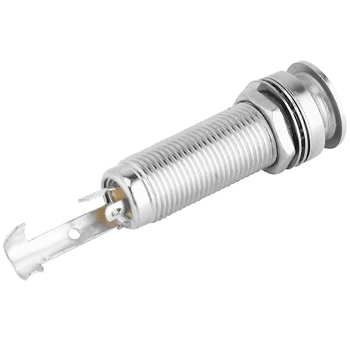 Guitar Connection Socket Split Type Tail Pin String Pressure Nail Pickup Socket for Home Silver