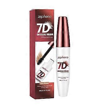 Zephoco three-dimensional thick waterproof eye black (light brown) naturally curls up and is not easy to be smudged eye black