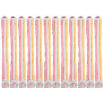 12pcs Hair Curlers Plastic Perm Rods Flexible Perm Rods Hair Rollers Hair Curling Tools for Women