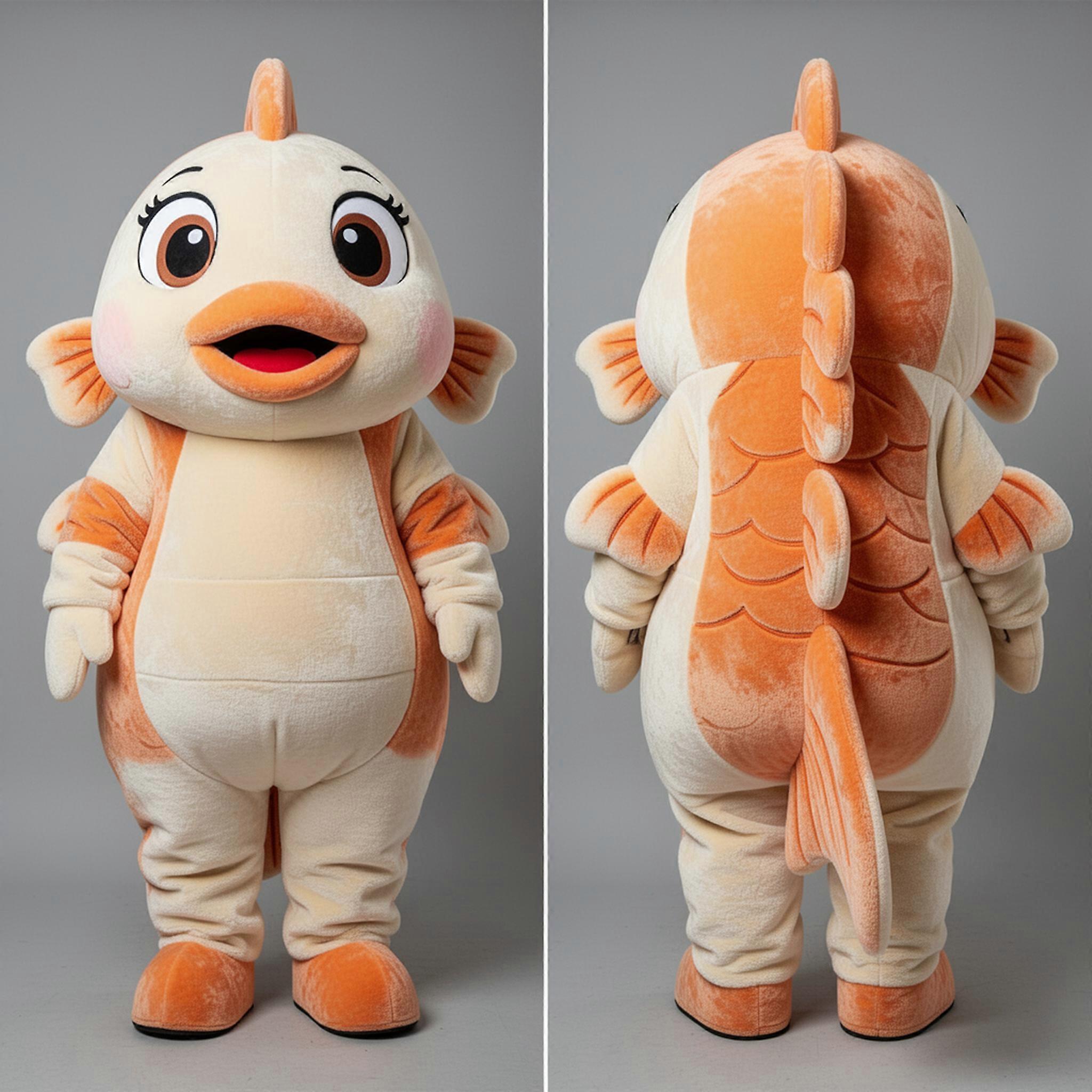 MASTICOT Creamy Delightful Fish And Chips Mascot