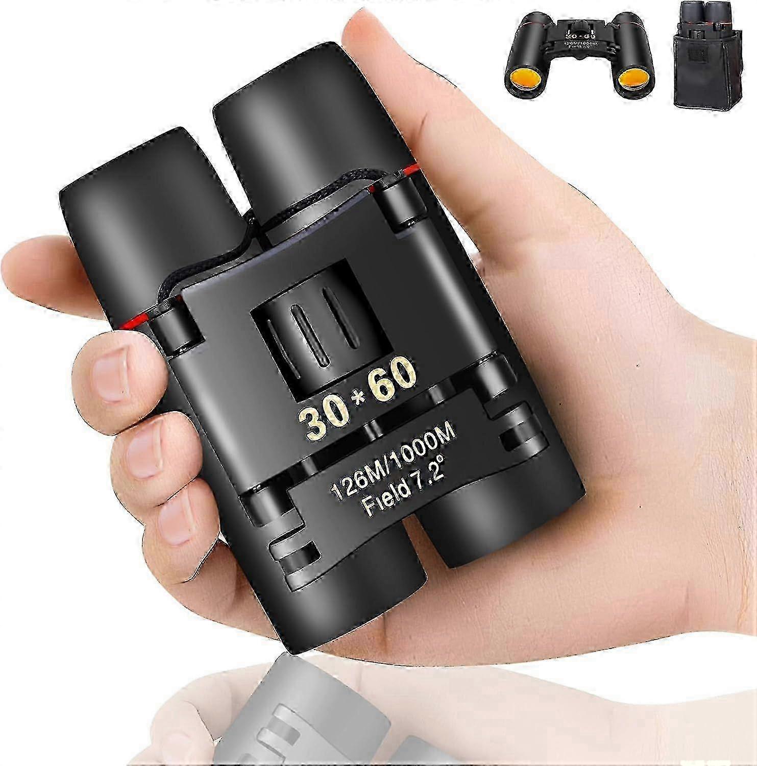 12x Compact Foldable Binoculars HD