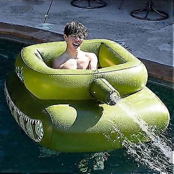 Inflatable Pool Water Tank with Water Gun, Summer Toy for Kids and Adults