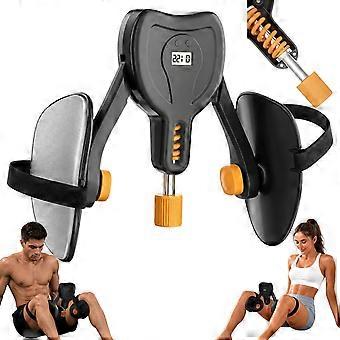 Kegel Trainer Pro för män, 9-50 kg justerbar bäckenbottentränare med inbyggd repetitionsräknare, halkfria remmar och EVA-kuddar, insida lår E