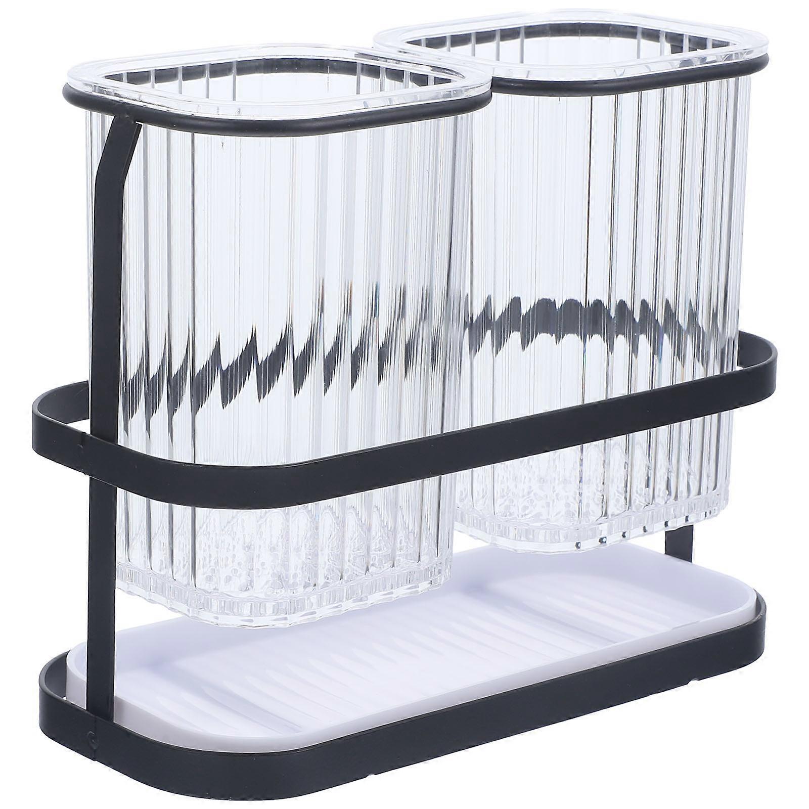 Chopstick Holder Wall Mount Multi Function Utensil Holder 3Pcs Set