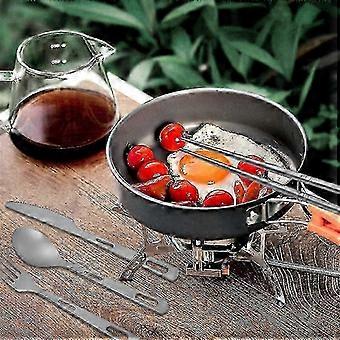 Set 26-27s - Flatware Knife Fork Spoon Lightweight Ti Camping Utility Cutlery