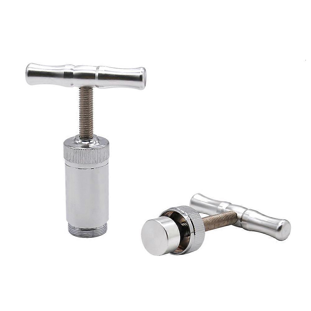 Mini Metal Small Pipe Press Portable Pipe Press(1pc, silver)