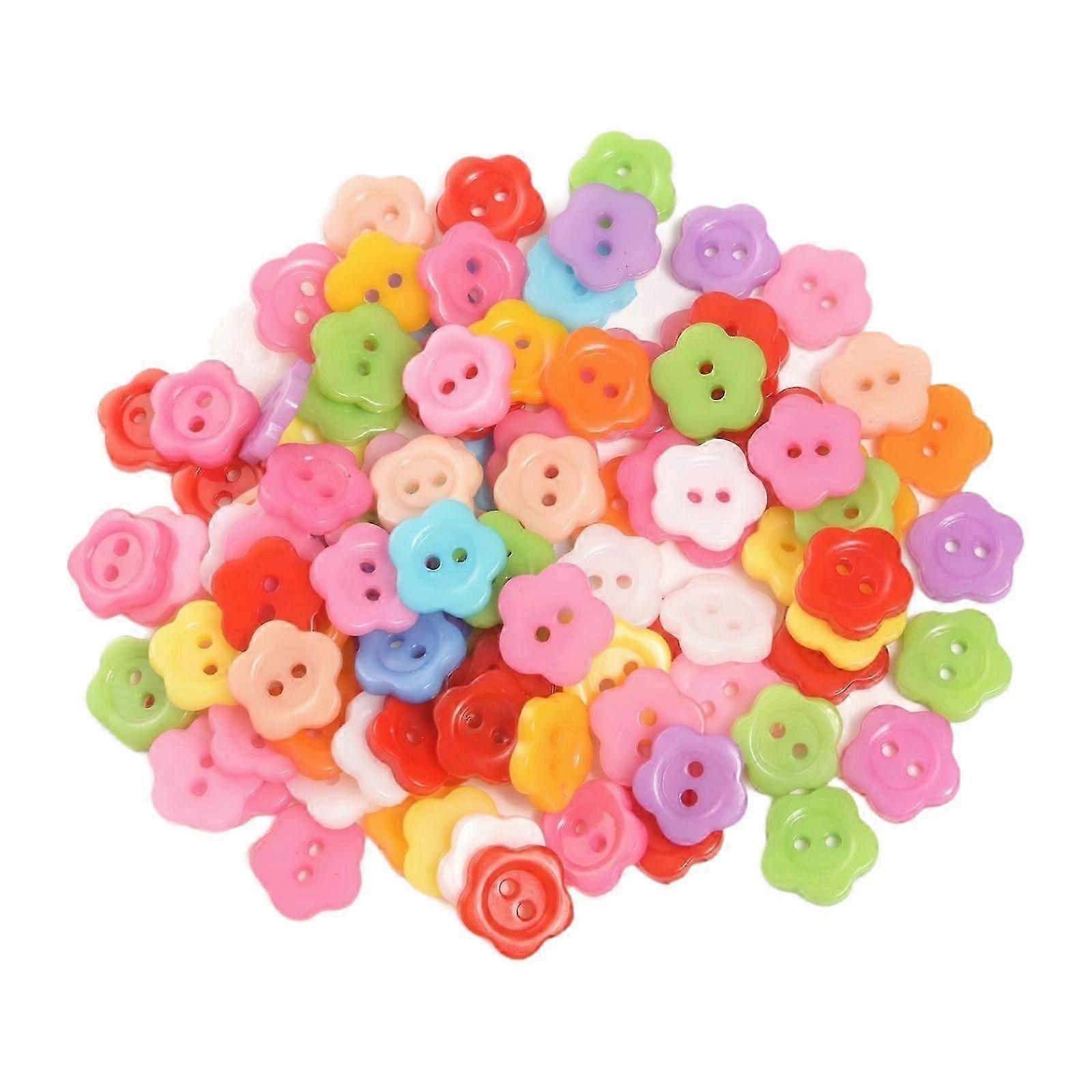 200 Assorted Cartoon Buttons For Crafts