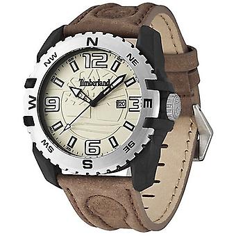 Timberland Brookline Quartz Analog Men Watch avec Bracelet Cowhide 13856JPBS-07