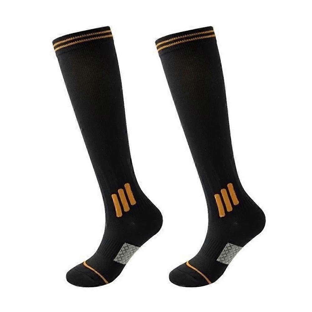 Compression Running Socks Gradient Support Cushioned Sole Seamless Toe Mesh