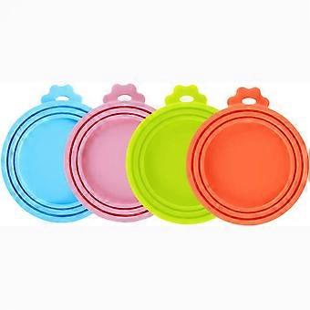 Flexible Airtight Silicone Can Lids for Pet Food Storage