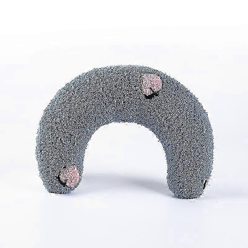 Plush U Shape Cat Pillow Moisture Resistant