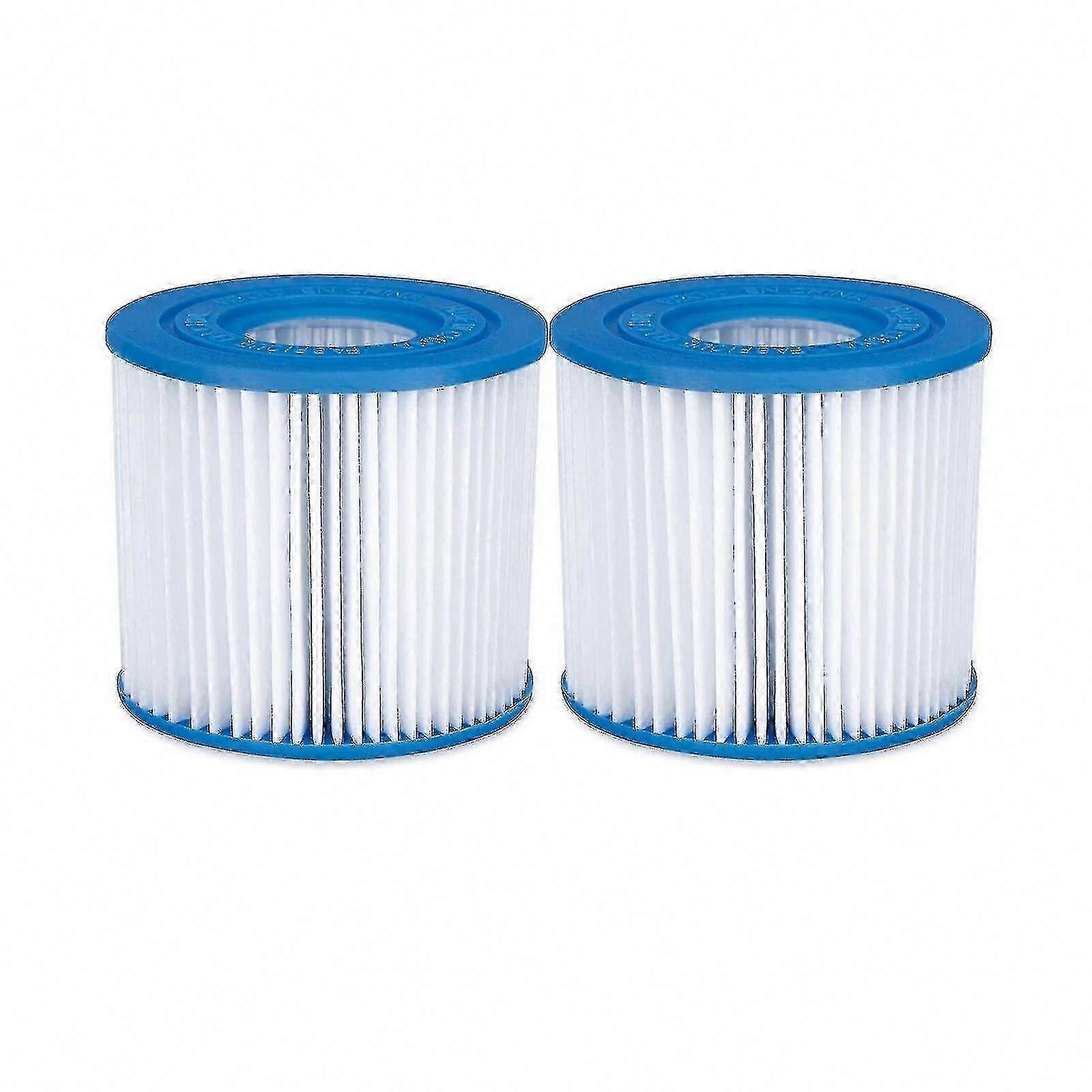 Pool Filter Cartridge Type D, Heavy-Duty Paper Replacement, 2-Pack