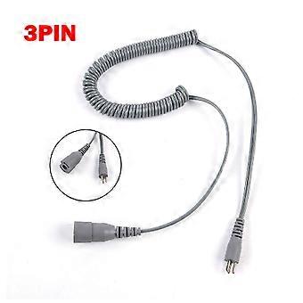 Accukabel voor nagelboormachine, 3-pins, 1,8 m, vervangingskabel, geschikt voor 30.000 tpm, duurzaam en hittebestendig.