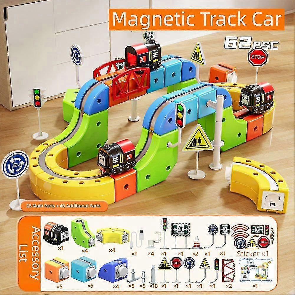 Flexible Magnetic Rail Construction Kit