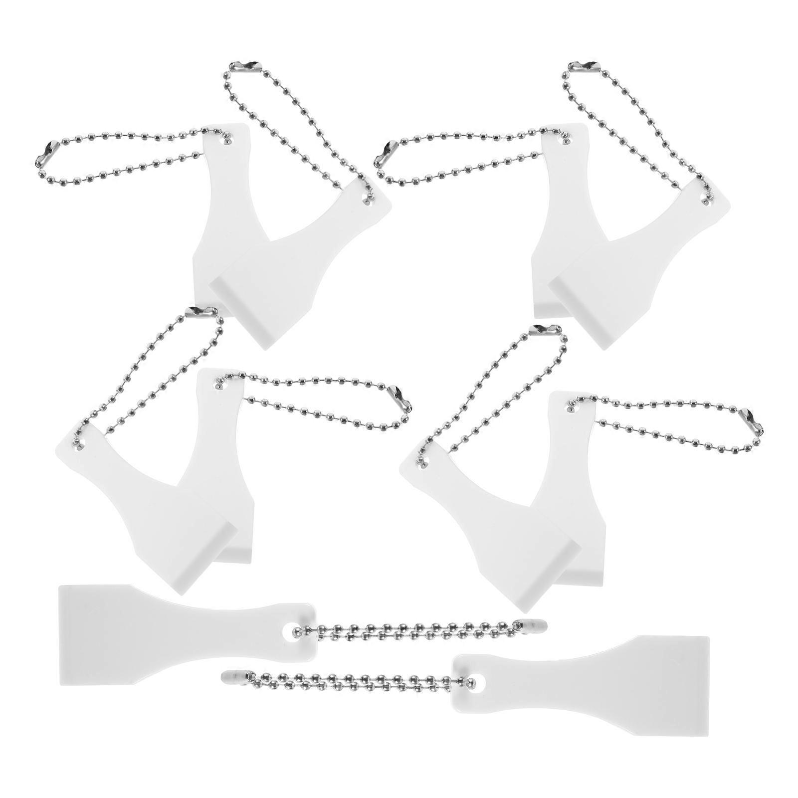 Scratcher Tool Plastic for Ticket Scraping 10Pcs White Set