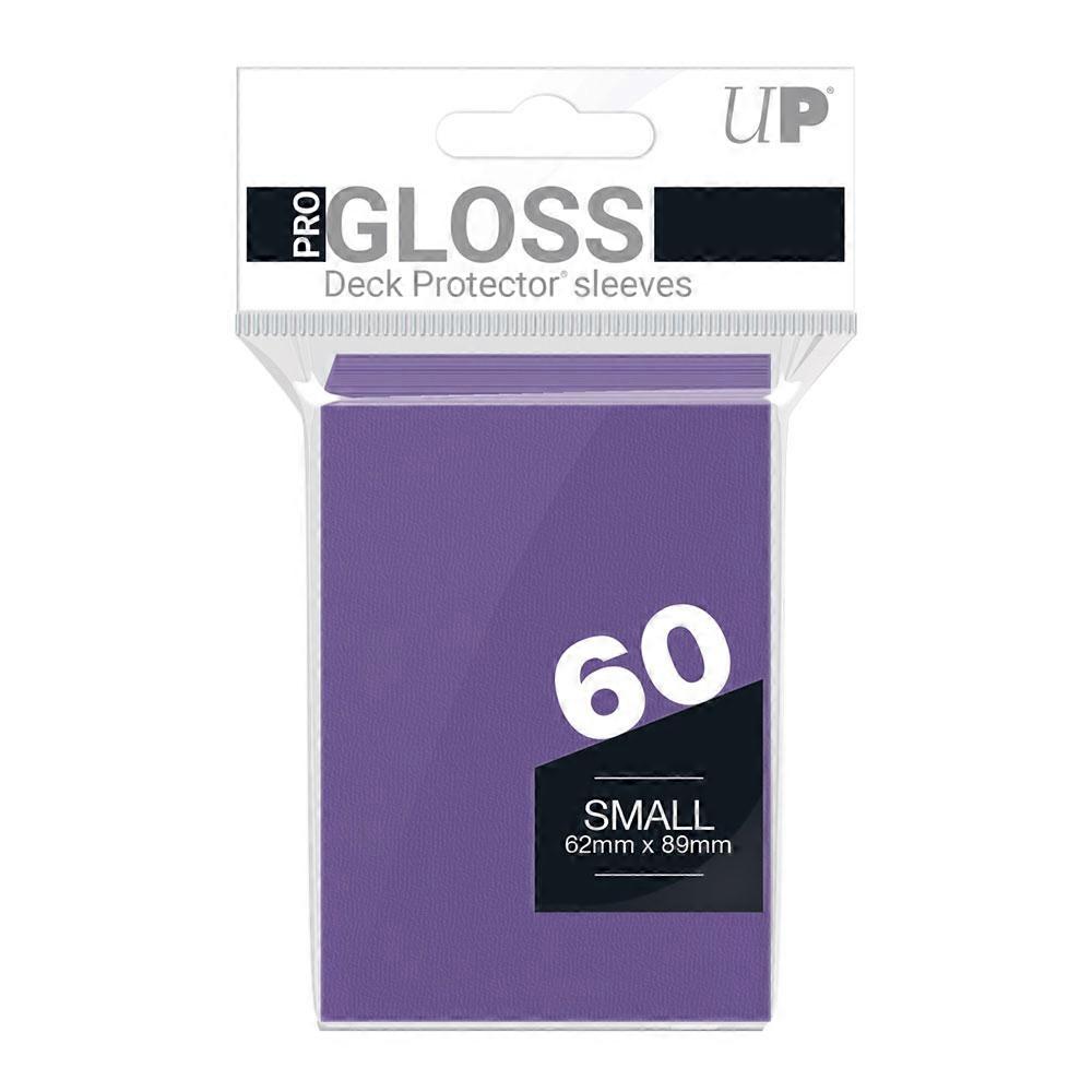 PURPLE Ultra Pro PRO Gloss Deck Protector Sleeves 60pcs Small Card Shield