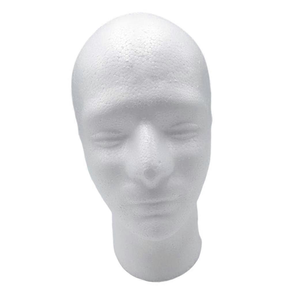 Realistic Styrofoam Display Head Manikin
