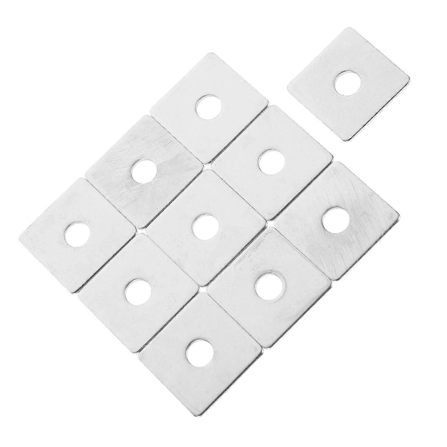 Flat Washers 10pcs Stainless Steel for Channels